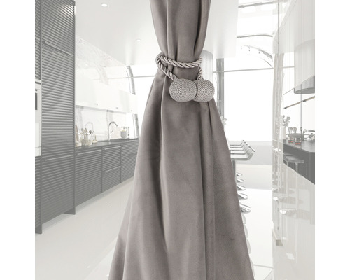 Rideau avec embrasse dans un intérieur