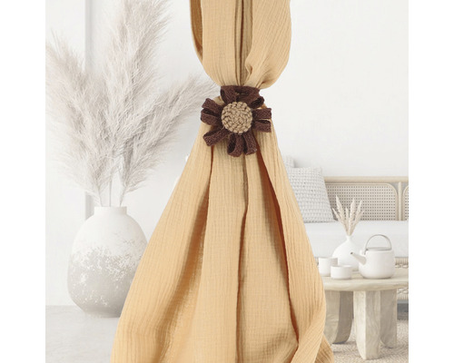 Dekorative Gardinenhalterung mit Blumendesign für Fensterdekoration