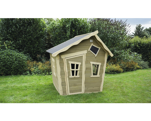 Holzspielhaus für Kinder im Garten