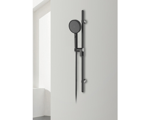 Ensemble de douche avec barre de douche et douchette à main