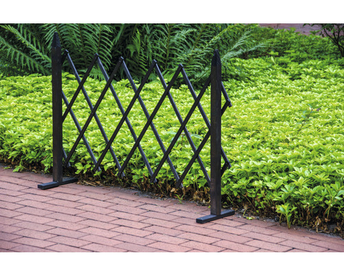 Élément de clôture de jardin extensible en bois pour la décoration de jardin