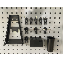Ensemble d''accessoires pour panneau d''outils avec crochets et supports