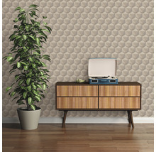 Vliestapete 38748-5 Nara Geometrisch beigegrau