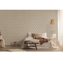 Vliestapete 38748-5 Nara Geometrisch beigegrau