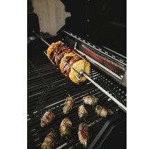 Grill avec ananas et jalapeños enveloppés de bacon