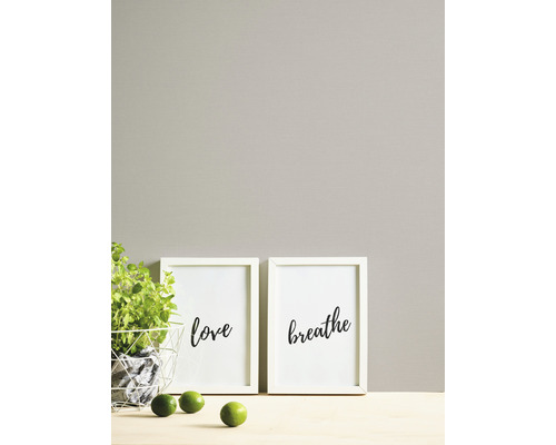 Cadres photo décoratifs avec les mots amour et respirer à côté d''une plante et de citrons verts