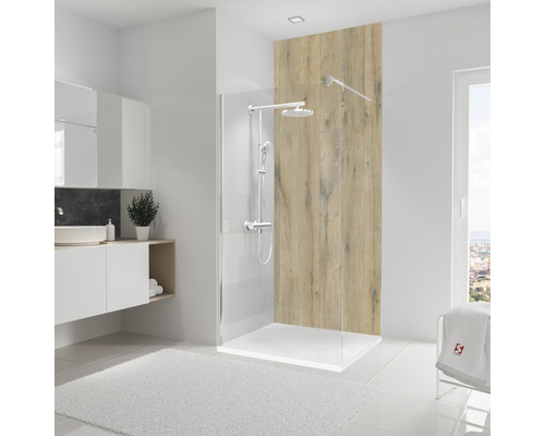 Duschrückwand SCHULTE DecoDesign Holzoptik Eiche Landhaus 255 x 100 cm D1901025 533 Duschrückwand SCHULTE DecoDesign Holzoptik Eiche Landhaus 255 x 100 cm D1901025 533