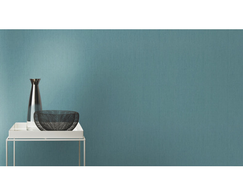 Papier peint textile avec table, vase et bol