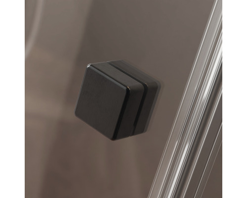 Bouton de cabine de douche carré