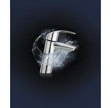 Mitigeur monocommande avec tourbillon d''eau