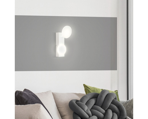 Plafonnier Meriza spot LED fixe 1 x 10 W blanc