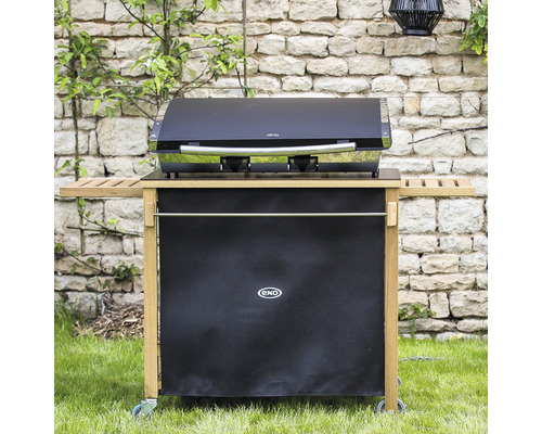 Chariot de barbecue Eno avec étagères et façade en tissu