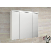 Armoire de toilette avec trois portes et éclairage