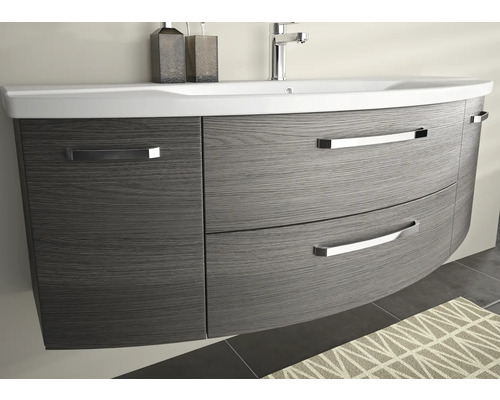 Waschtischunterschrank mit Waschbecken, Schubladen und Tür für Badezimmer