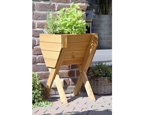 Jardinière surélevée sur pilotis dobar avec film pour plantes 39 x 40 x 61 cm marron Jardinière surélevée sur pilotis dobar avec film pour plantes 39 x 40 x 61 cm marron