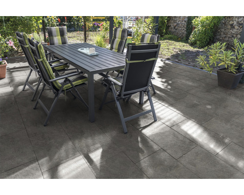 Beton Terrassenplatte iStone Style basaltgrau 60 x 40 x 4 cm