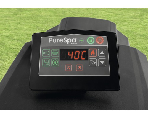 Intex PureSpa Whirlpool Bedienfeld Nahansicht