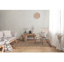 Vliestapete 37423-1 New Walls Uni hellgrau