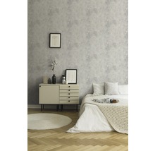 Papier peint intissé 37425-4 New Walls Uni Vintage gris clair