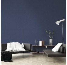 Vliestapete 37431-3 New Walls Uni textil blau
