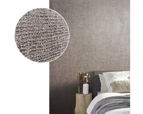 Papier peint textile dans une chambre avec un gros plan de la texture