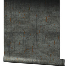 Tapetenrolle mit industrieller Metalloptik