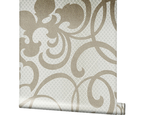 Tapetenrolle mit floralem Muster