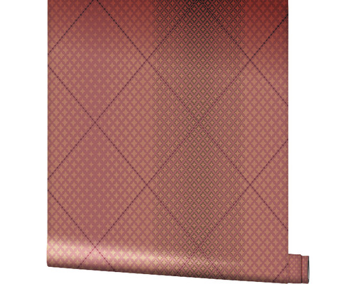 Tapetenrolle mit Sternmuster und Rautenmuster