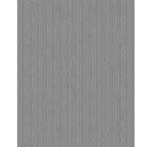 Graue Tapete mit vertikalem Textilmuster