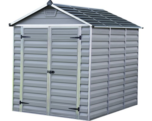 Abri de jardin avec double porte et toit à deux versants