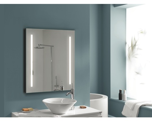 Miroir de salle de bain à LED LILY- 60 cm - Bath Bazaar