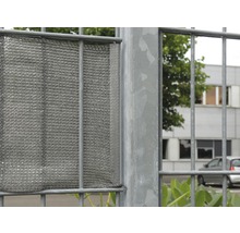 Clôture avec brise-vue