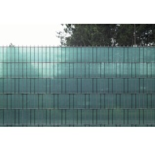 Clôture avec tapis brise-vue