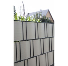 Clôture de jardin avec bandes d''intimité