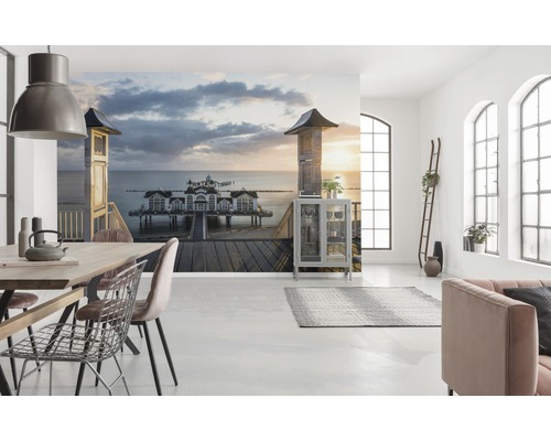 Intérieur avec papier peint photo Ostseebad Sellin sur l''île de Rügen