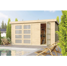Abri de jardin Karibu Elmar 428 x 238 cm naturel