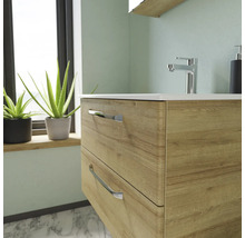 Set de meubles de salle de bains pelipal Kumba 137 cm chêne riviera 6 pièces 99.777121473