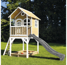 Spielhaus mit Rutsche und Sandkasten für den Garten