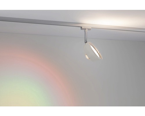 Plafonnier sur rail avec un seul spot