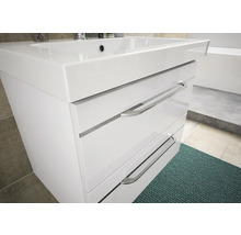 Meuble sous-vasque avec deux tiroirs et vasque à poser