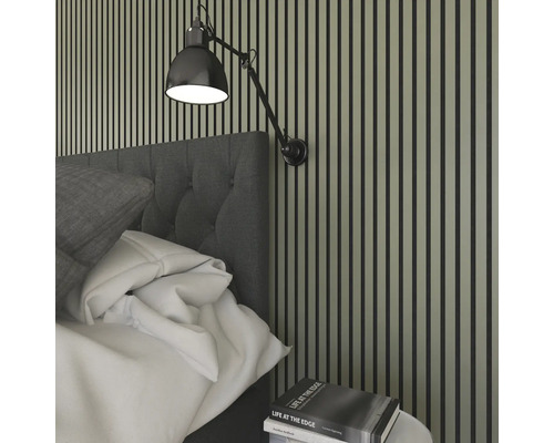Fjordwall Akustikpaneel Linoleum Olive 2400 x 600 x 20 mm