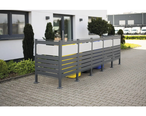 Cache-conteneurs pour le stockage des poubelles à l''extérieur