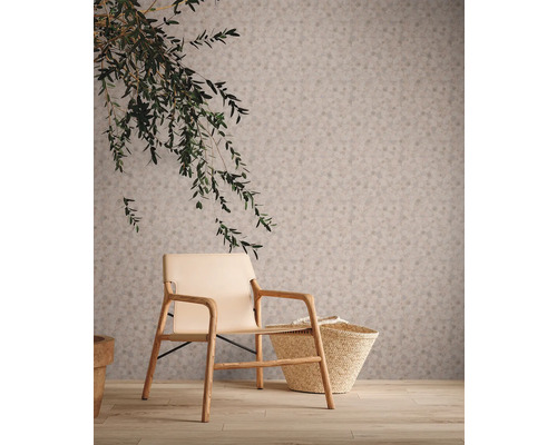 Papier peint décoratif avec chaise et panier pour la décoration intérieure