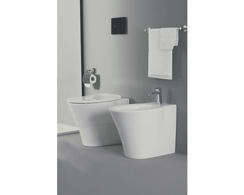 WC suspendu et bidet dans la salle de bains