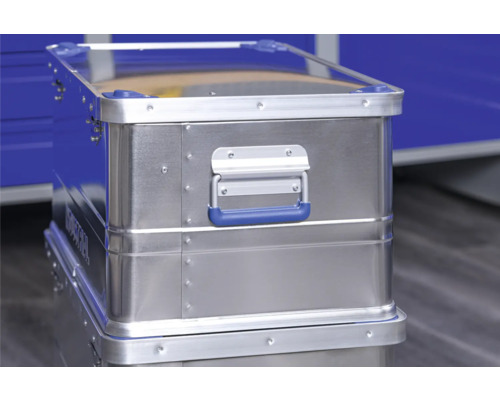 Coffre en aluminium avec poignée