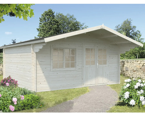 Abri de jardin Palmako Britta 19,7 m² 516 x 580 cm imprégné par immersion Abri de jardin en bois avec fenêtre et double porte