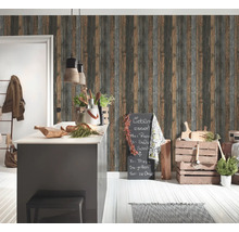Papier peint intissé 9086-12 Best of Wood'n Stone bois 3 marron