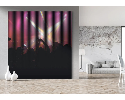 Image murale décorative avec motif de concert pour intérieurs