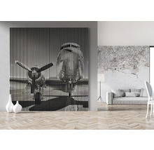Panneau mural décoratif avec motif d''avion pour la décoration intérieure