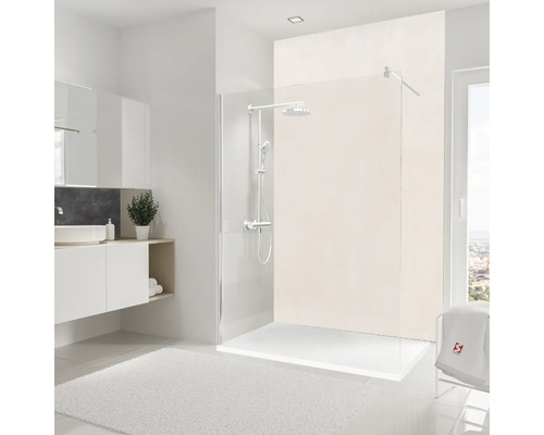 Panneau mural de douche SCHULTE DecoDesign aspect crépi beige 255 x 150 cm D1901525 540